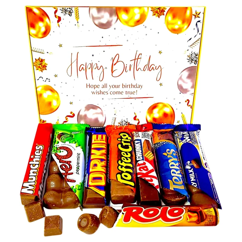 Birthday Chocolate Gifts for Men – Funny Chocolate Gift Box, Mens Birthday Gifts, Letterbox Chocolate Gift, Unique Chocolate Box