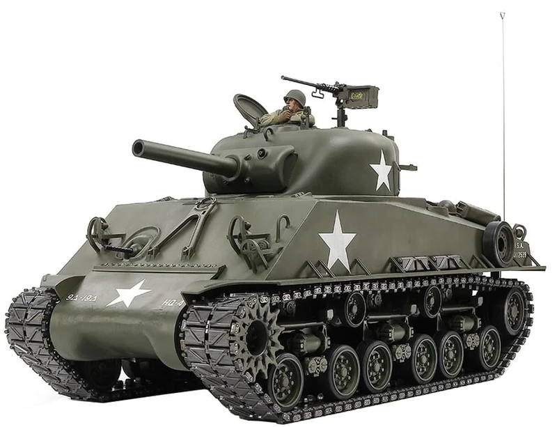TAMIYA 56048 1:16 RC US M4 Sherman 105 mm How. MSS - RC Tank, Tank Kit, RC Model Building, RC Model Building, RC Remote Controlled Model, 1:16
