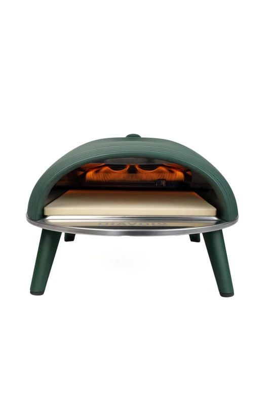 DeliVita Diavolo Gas-Fired Portable Pizza Oven with Accessories
