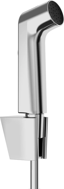 hansgrohe Bidette S 29238000 Hand Shower with 1 Water-Saving Jet Type (EcoSmart) with Shower Holder and Shower Hose 1.25 m Without Integrated Shut-Off Valve Chrome