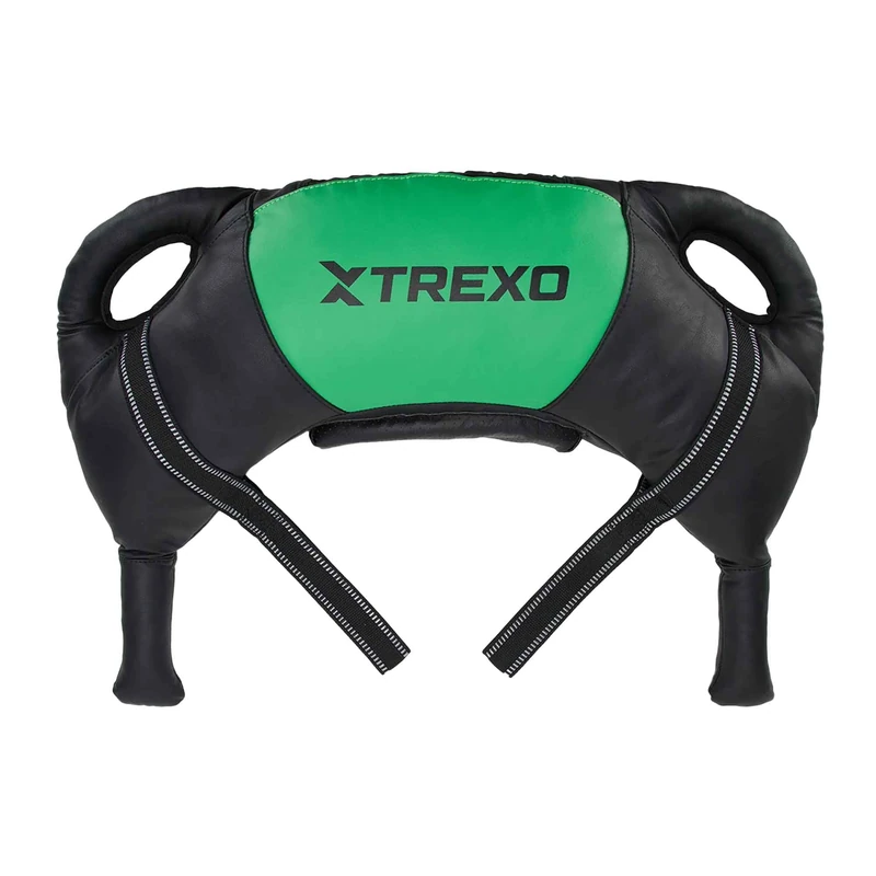 TREXO Bulgarian Exercise Bag 10 kg Strength Training Fitness Endurance Perfect for Home and Gym Training Bag Made of Eco Leather PU 73 x 40 x 19 cm Sandbag Training for Fitness Crossfit - Image 1