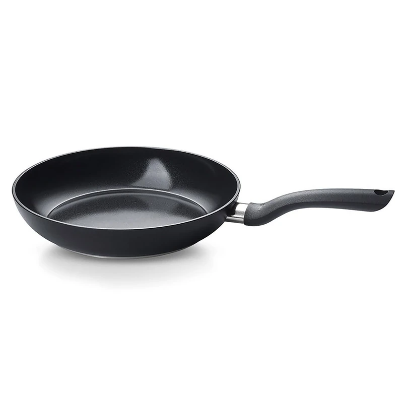 Fissler Essential Black Aluminium Pan Coated (28 cm) Ceramic Coated Frying Pan Made Without PFAS/PTFE, Induction - Made in Germany