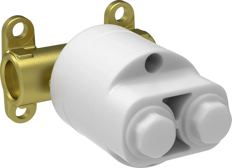 hansgrohe Basic Set for Mixing Water Bidette EU, Hot and Cold Water Connection Required, 29239180