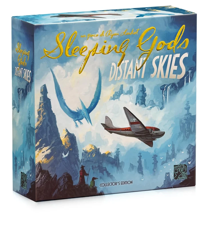 Sleeping Gods Distant Skies - Collector's Edition - Cooperative Box Game - 1-4 Players - 14+ Years - Italian Edition