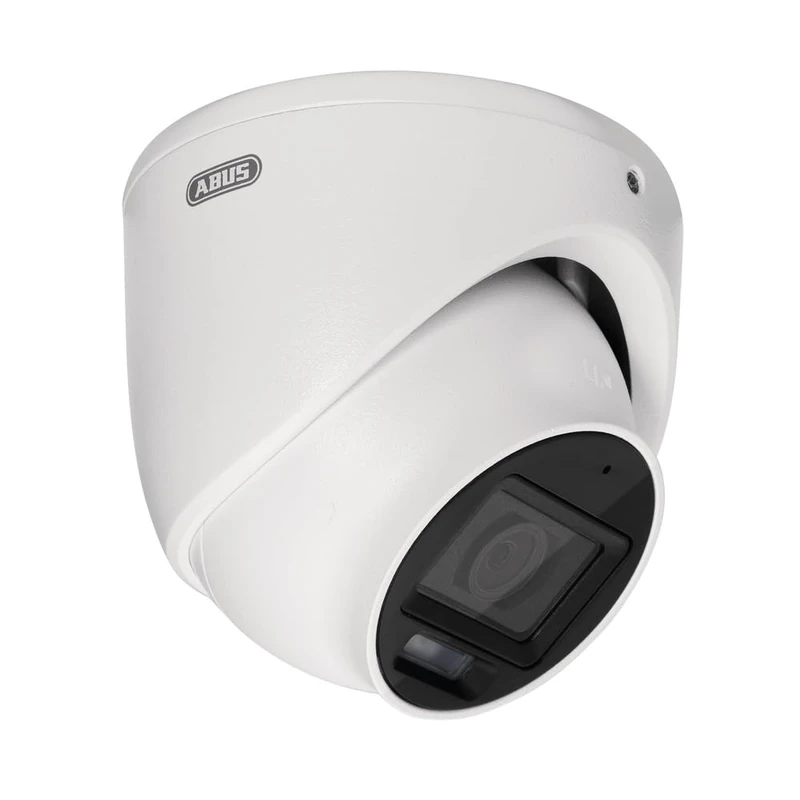 ABUS 2MP Mini-Dome Surveillance Camera with Power Supply and 30 m Cable - Analogue HD, Night Vision in Colour & IR, Weatherproof, 30 m Range, Plug & Play, for Indoor and Outdoor Use, TVCC52512
