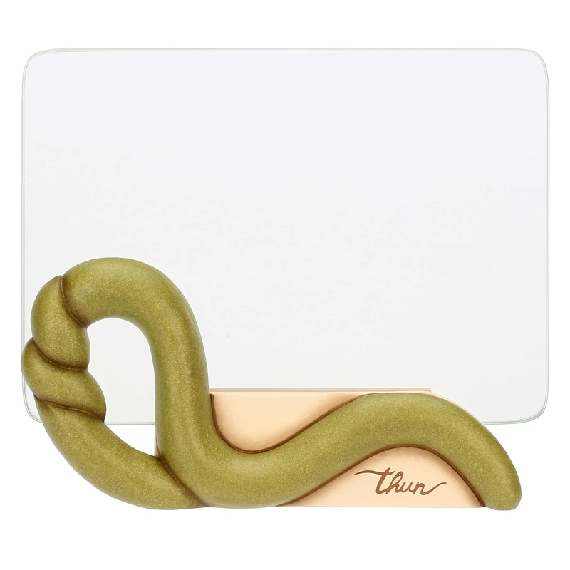 THUN Sublime Collection Glass and Ceramic Photo Frame, 16 x 7.3 x 8 cm