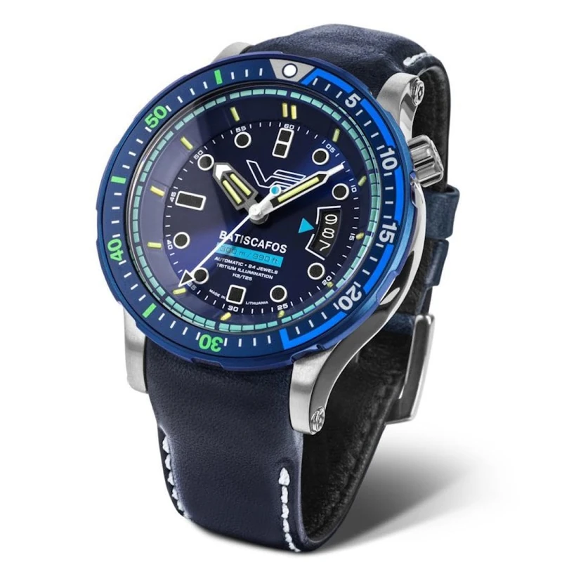 Reloj Vostok - Nh35-511e768 / Size: 49 Blue 30atm