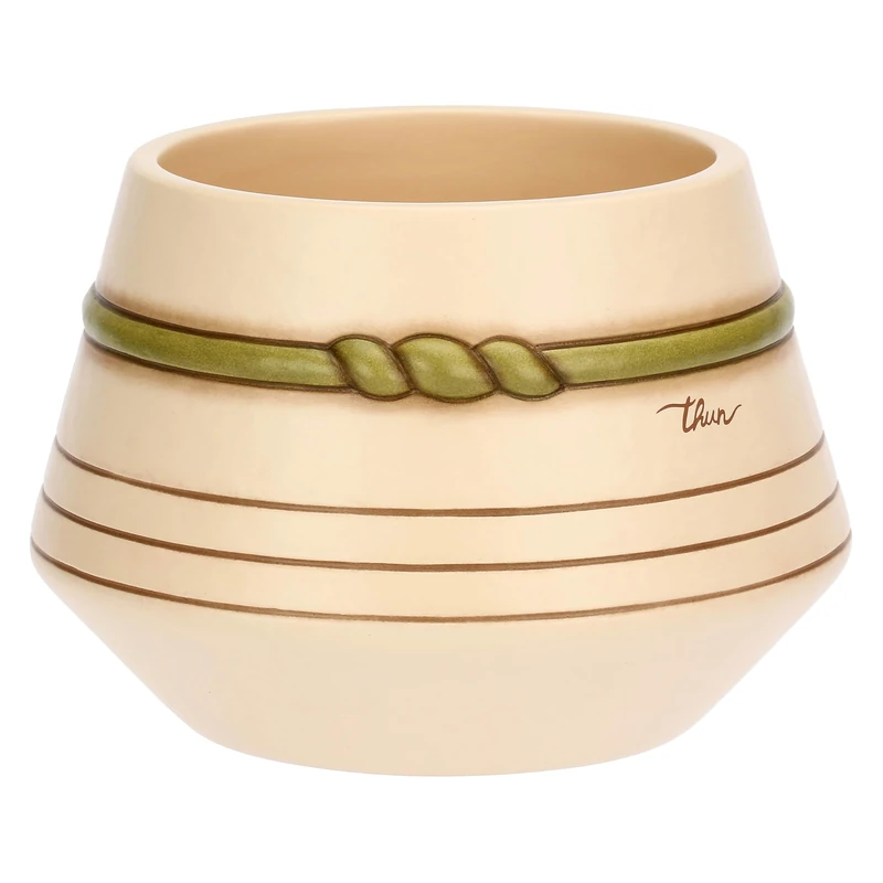 THUN Sublime Collection Medium Ceramic Pot Cover, 20.5 x 20.5 x 14.5 cm