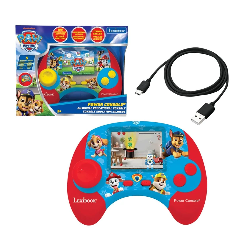 Lexibook Paw Patrol Power Console - Bilingual English/Italian