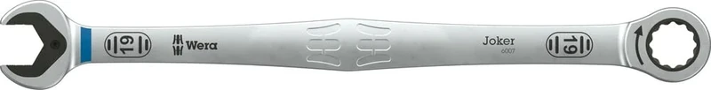WERA 6007 Joker SB Ring Ratchet Spanner, Long Design, 19 mm - 05020354001