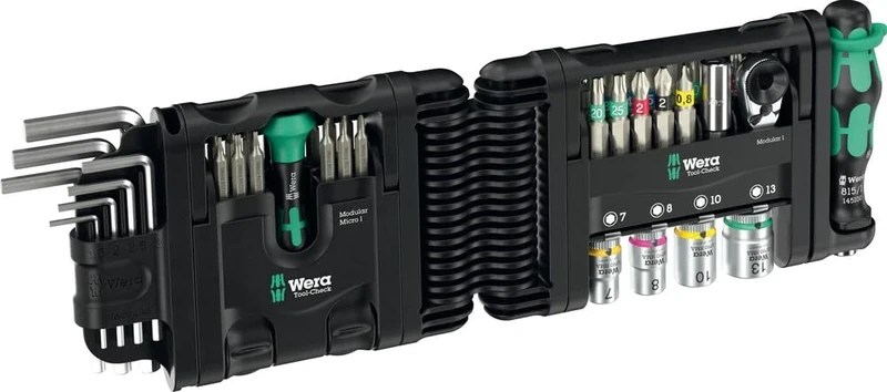 Wera 50 Piece Tool-Check Modular Set 1, Socket & Bit Set | 05049020001