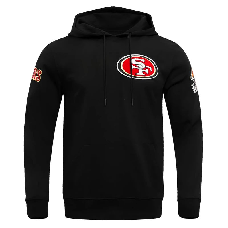 Pro Standard Mens NFL Jacksonville Jaguars Classic Chenille Pull Over Hoodie Black 3Xl