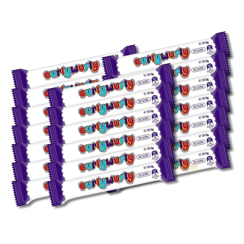Chocolate Bar Bundle with Curly Wurly – Fun & Chewy Chocolate Treat Selection For Snacking, gifting, lunchboxes, party bags, and on-the-go treats. (20x) - Image 1