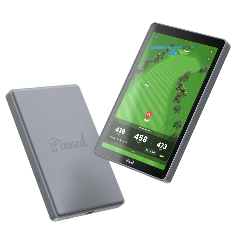 Pinned Golf The Caddie Portable Golf GPS Device - Sunlight-Readable 8 inch Screen, 45,000+ Courses, Waterproof, Touchscreen Golf GPS Handheld with Advanced Analytics, No Fees - Image 1