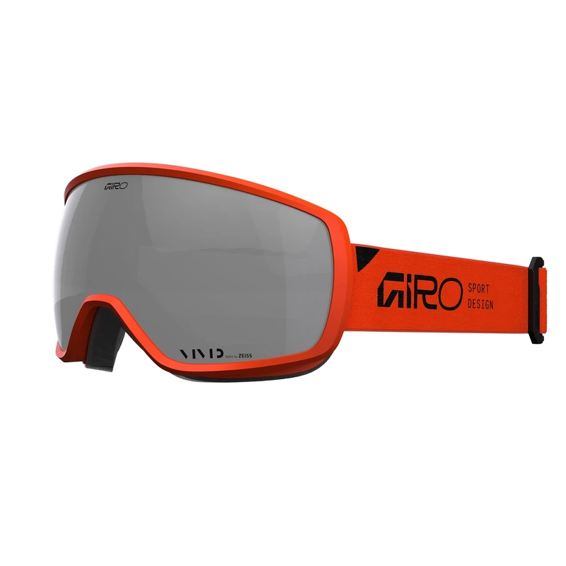 Giro Balance Ii Stacked Goggle With Toric Lens & Full Frame, Vivid Optics By Zeiss, Evak Vent Technology, Three-Layer Face Foam For Comfort, Enhanced Contrast & Clarity, Color: Orange/Onyx, Size: OS