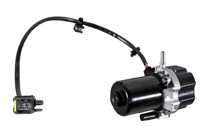 HELLA 8TG 358 400-031 Vacuum Pump, braking system - 12V - 2-pin connector - Electric - with holder