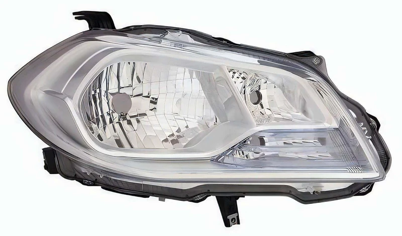 PROPOSTEONLINE Headlight made for Suzuki SX4 S-CROSS 2013 passenger side H4 halogen prepared for electric adjustment 3512061M10
