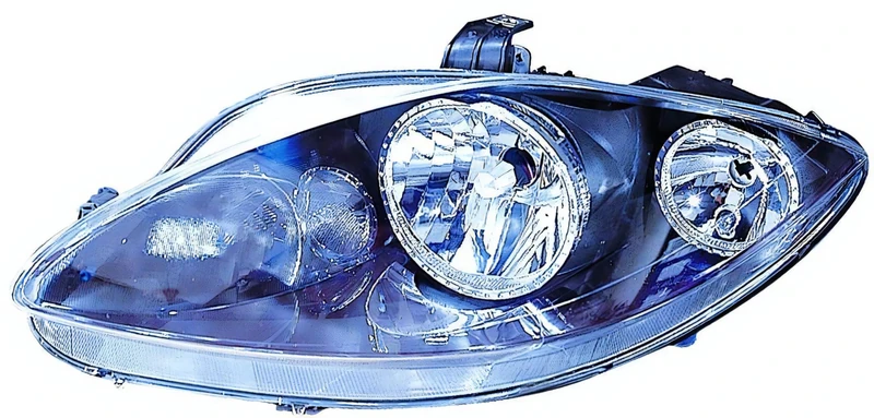 PROPOSTEONLINE Headlight made for Seat Altea 2004-2009 driver side H7-H1 halogen prepared for electric adjustment 5P1941029