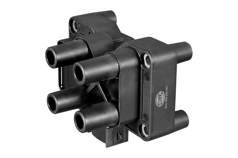 HELLA 5DA 358 290-361 Ignition Coil - 3-pin connector - Block Ignition Coil