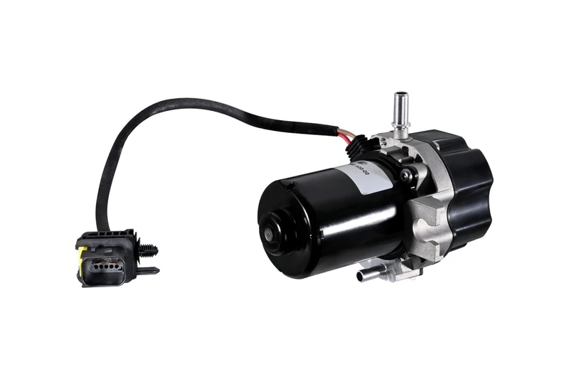 HELLA 8TG 358 400-001 Vacuum Pump, braking system - 12V - 2-pin connector - Electric - with holder