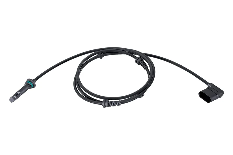 HELLA 6PU 358 216-671 Sensor, wheel speed - 2-pin connector - Front Axle - Cable: 1630mm - with clip