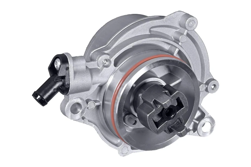 HELLA 8TM 358 400-371 Vacuum Pump, braking system - Vane Pump - Mechanical - Number of connectors: 1 - with gasket/seal - Image 1