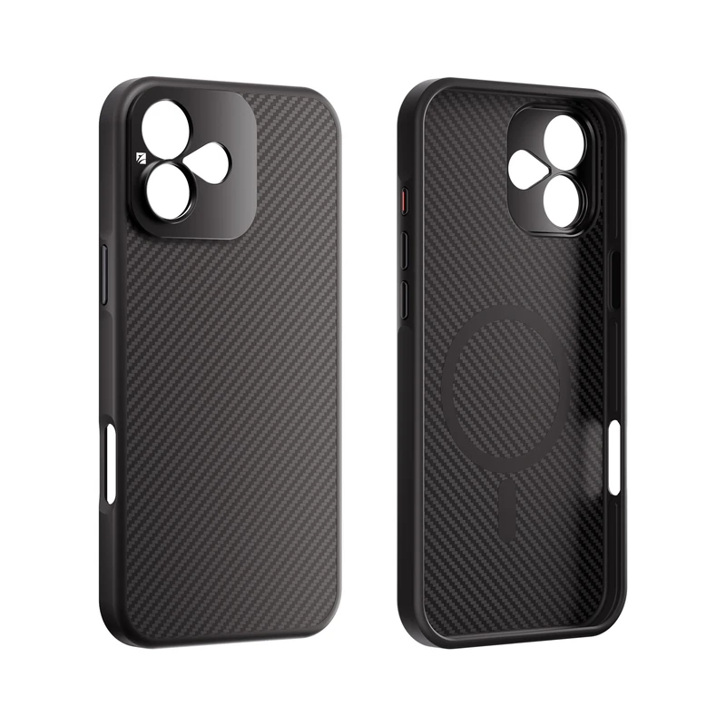 FREEWELL iPhone 16 Plus Pro Filmmaker Case with 17mm Lens Slot and Magnetic Filter Compatibility Black