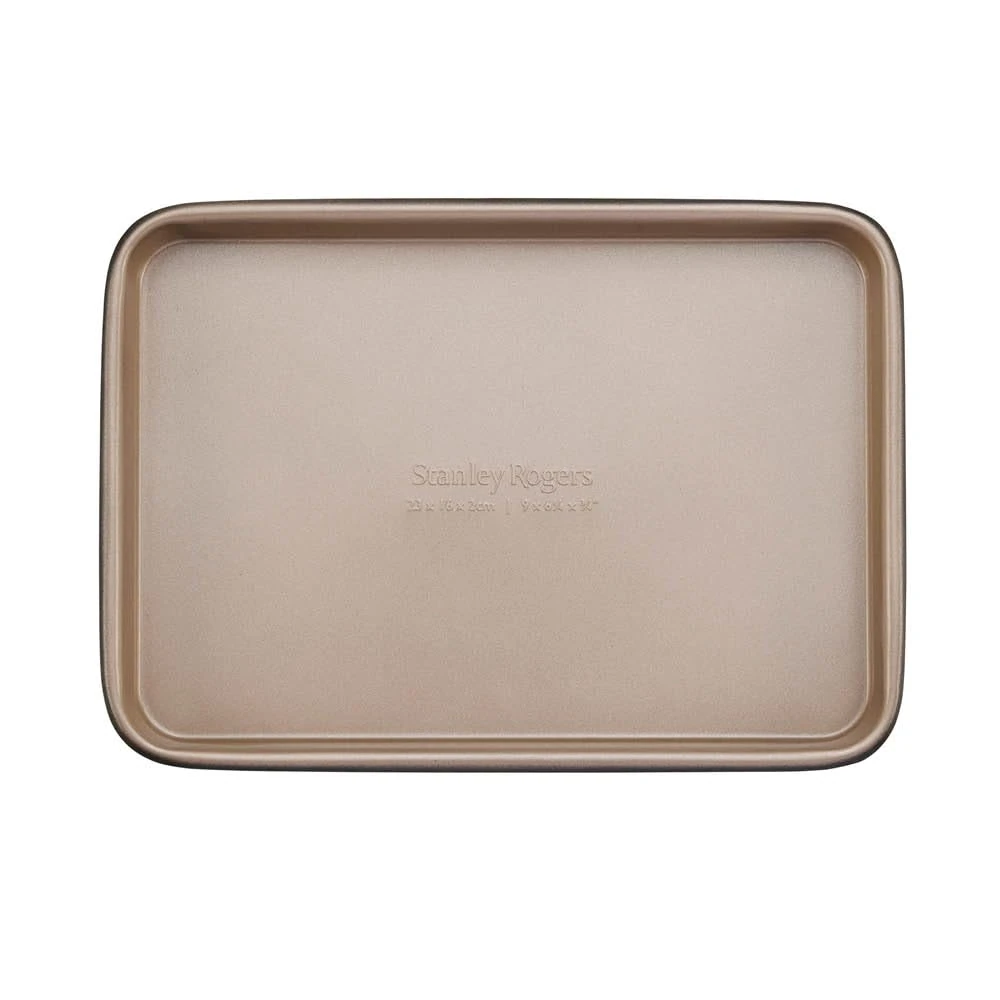 Stanley Rogers Ceramabake Healthy Non-Stick Ceramic Baking Tray, Oven Tray, Bake Without PFAS, PTFE, PFOS, PFOA, Cadmium & Lead. Ideal for Roasting, Baking and Everyday Cooking, 23x16x2cm
