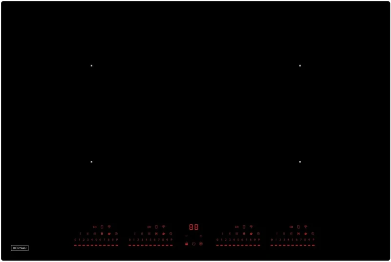 Kernau KIH 8445-4B Pure Black, Induction hob, Black