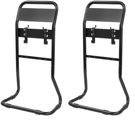 Firechief Flat Pack Fire Extinguisher Stand, Double, Black - Versatile Stand for Water, Powder, Foam, or CO2 Fire Extinguisher - for Offices, Premises, and Workplaces (Pack of 2)
