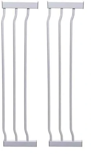 Dreambaby Liberty Metal Gate Extension - 18cm White (Pack of 2) - Image 1