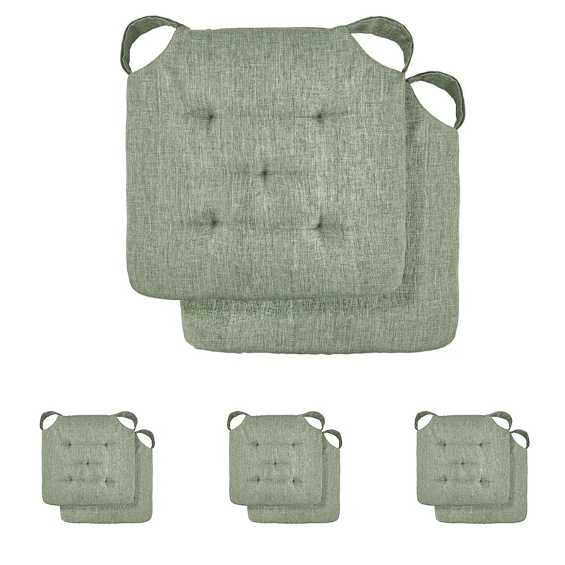 Emma Barclay Jardin Waterproof Indoor/Outdoor Seat Pad (Green) (Pack of 4) - Image 1