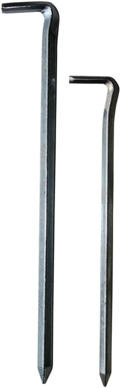 C.A.O. Box of 250 Square Steel Pegs Length 16 cm Diameter 5 mm Square - Image 1