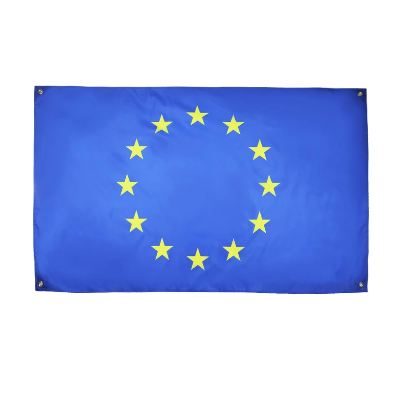 AZ FLAG European Flag 150 x 90 cm with 4 Eyelets for Balcony or Wall