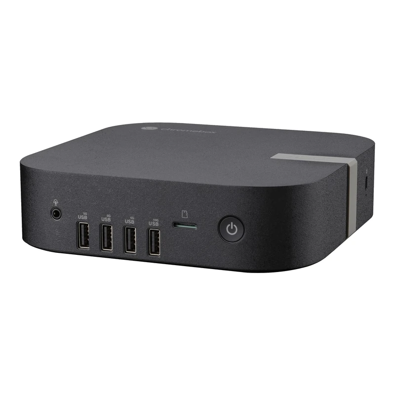 ASUS CHROMEBOX5-S3006UNA Mini PC (Intel Core i3-1315U Processor, Integrated Intel Iris Xe Graphics, 8GB RAM, M.2 NVMe PCIe 4.0 128GB SSD, WiFi 6E, Chrome OS)