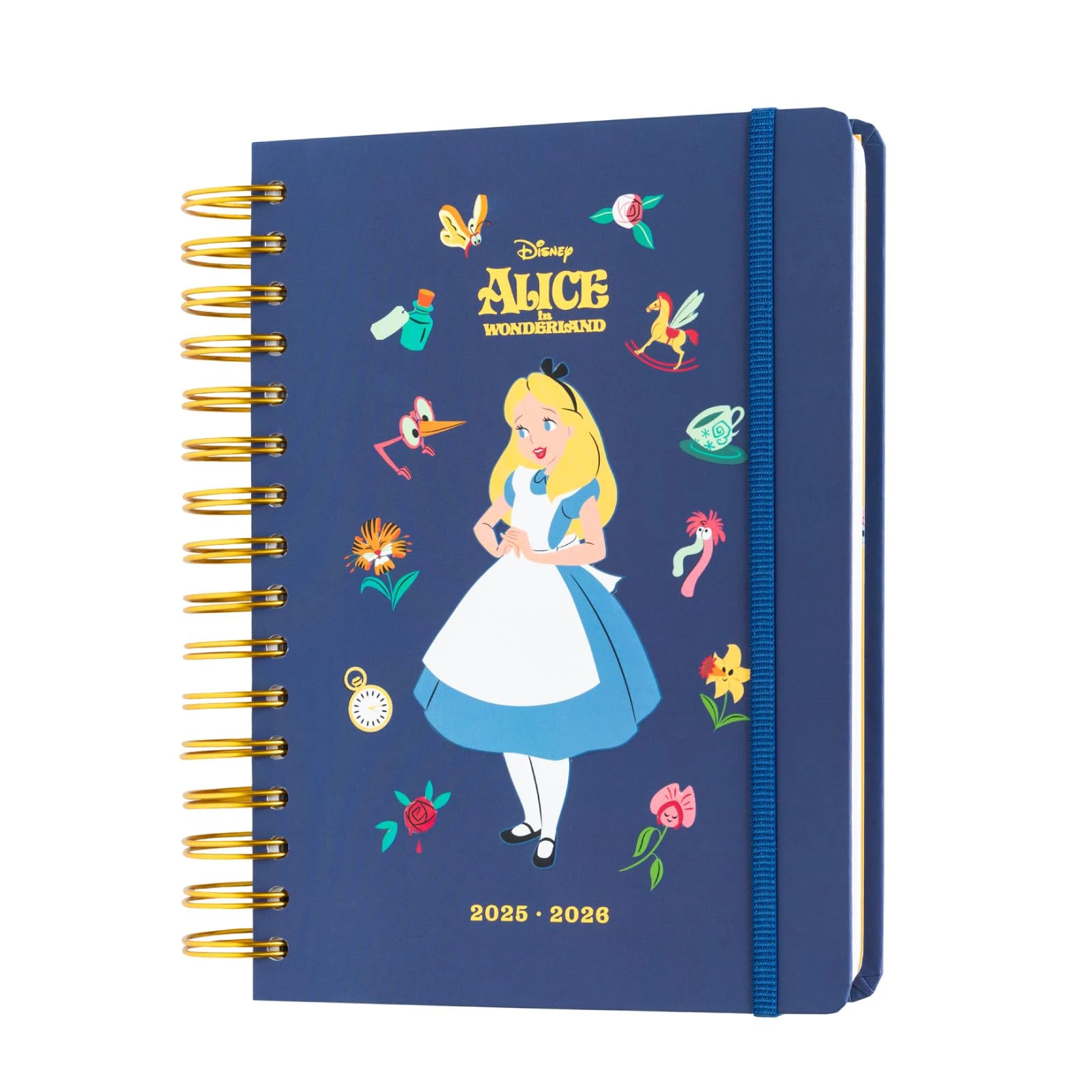 Grupo Erik A5 Academic Diary 2025-2026 Page A Day - Alice in Wonderland Disney Stationery | Back To School Planner 2025-2026 Student, A5 Mid Year Diary 2025-2026 Page A Day | Alice in Wonderland Gifts