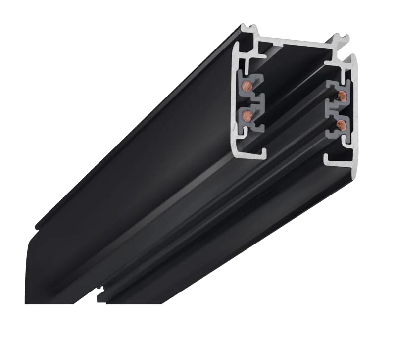 Zarivy Track Lighting System, 2 m Length, Black, PE Film, Ideal for highlighting environments and highlighting Decorative Elements.