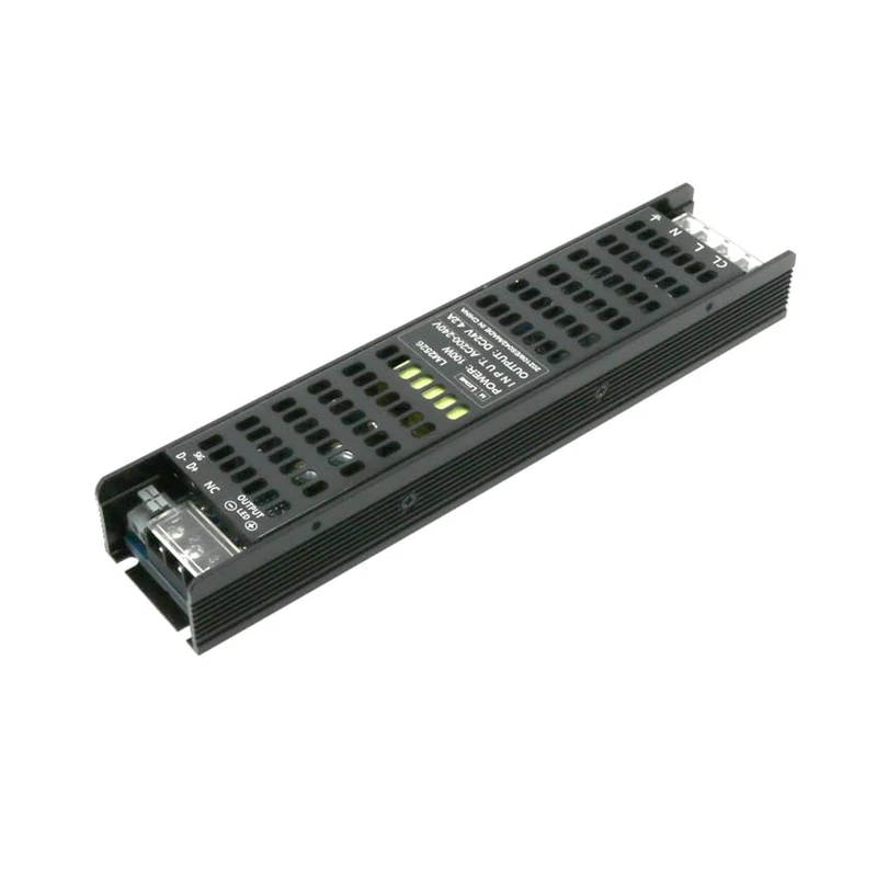 PRENDELUZ Dimmable LED Power Supply 200W 24V DC, 0-10V Control, Ideal for Adjustable Lighting and Light Control Systems.