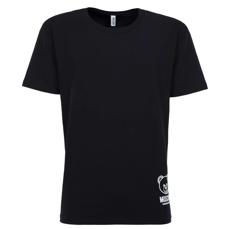 Moschino Men's 251v1a0703 T-Shirt, Black, XL