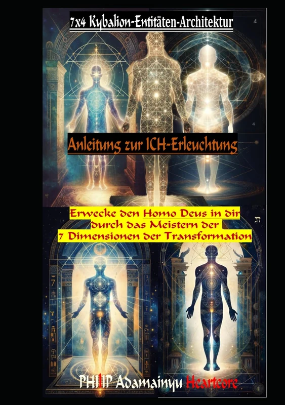 7x4 Kybalion-Entitäten-Architektur: Erwecke den Homo Deus in dir durch das Meistern der 7 Dimensionen der Transformation ... Anleitung zur ICH-Erleuchtung (LEVEL 0: TITAN-Einsteiger)