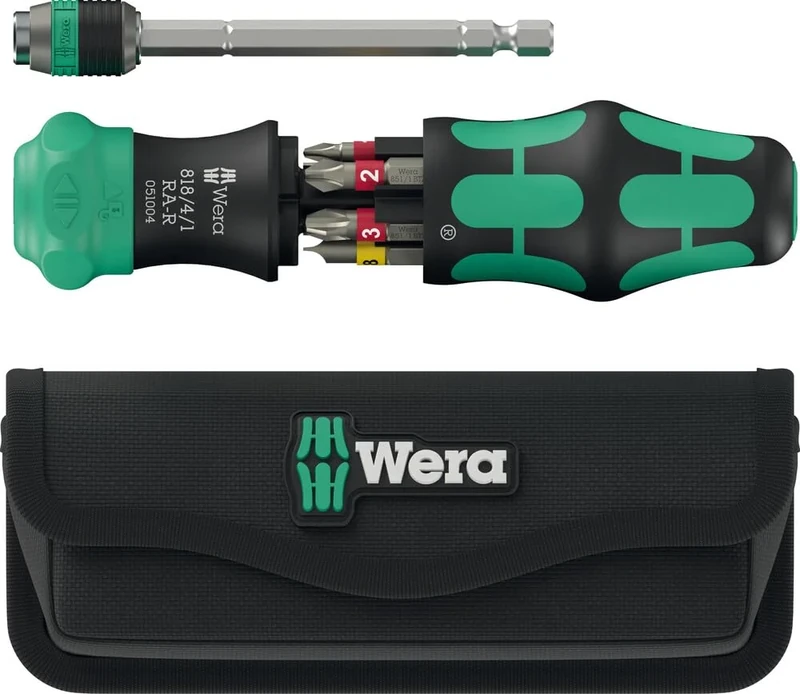 Wera Kraftform Kompakt 25 RA-R with Pouch, 6 Pieces - 05051515001