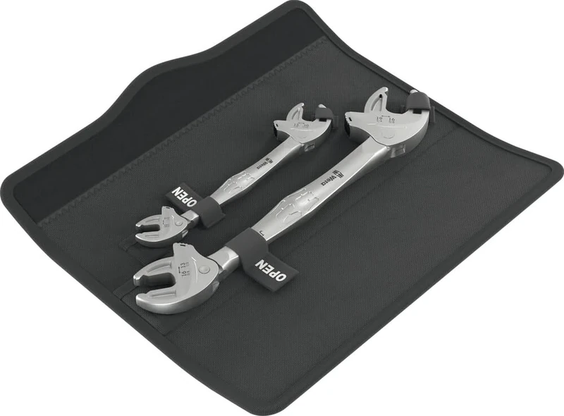 WERA 6006 Joker 2 Set 1 Self-Setting Double Spanner, 2 Pieces - 05020340001