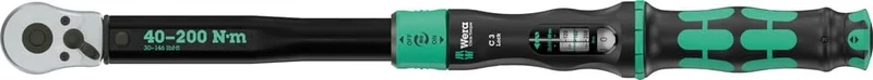 Wera Click-Torque Lock C 3 Torque Wrench, 1/2" x 40-200 Nm - 05075694001
