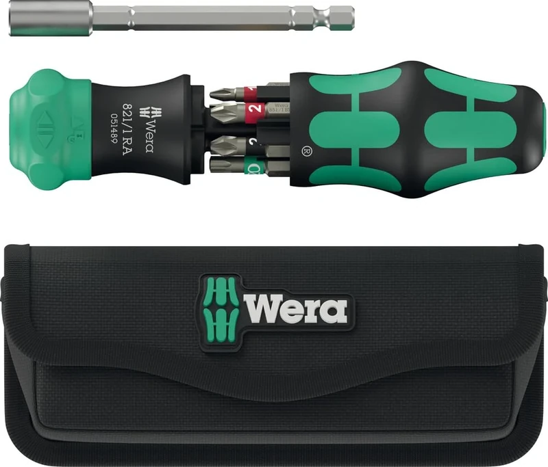 Wera Kraftform Kompakt 28 RA with Pouch, 6 Pieces - 05051520001