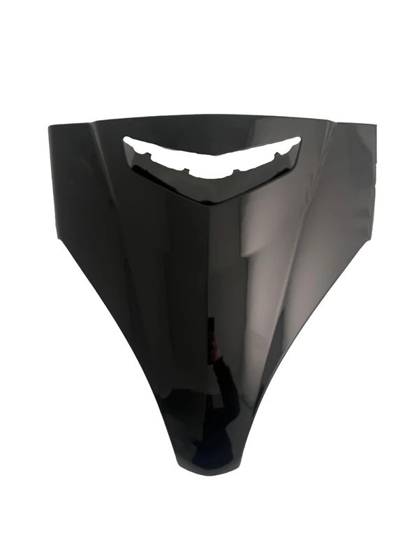 one Camamoto Front Shield Cover Glossy Black Plastic for Yamaha X-Max 250