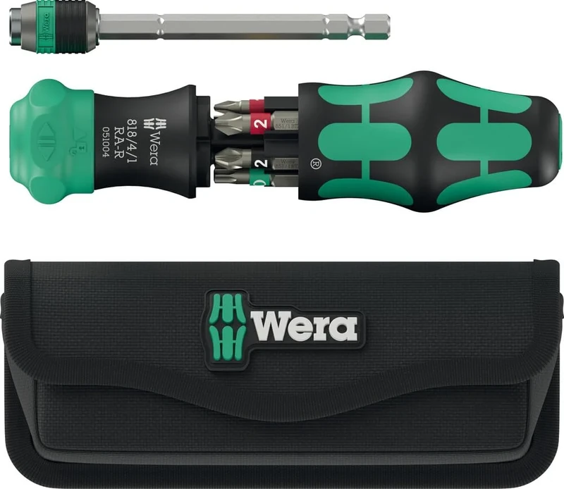 WERA Kraftform Kompakt 20 RA-R with Pouch, 6 Pieces - 05051514001