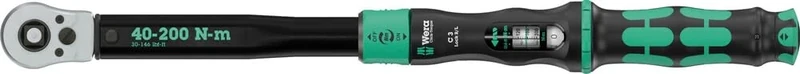 Wera Click-Torque Lock C 3 R/L Torque Wrench, 1/2" x 40-200 Nm - 05075695001