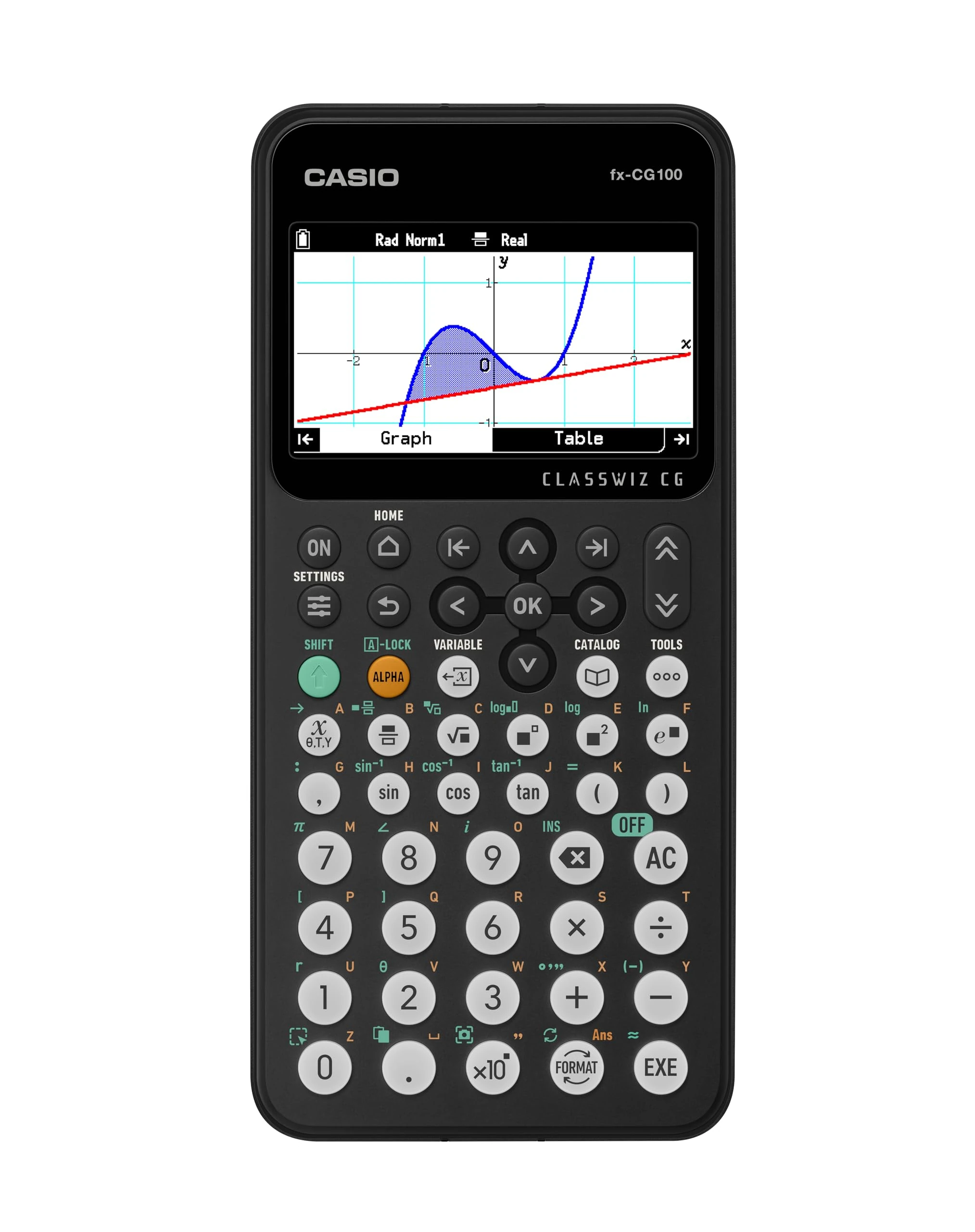 Casio fx-CG100 Colour Graphing Calculator (UK Version) - Upgrade from previous fx-CG50 model