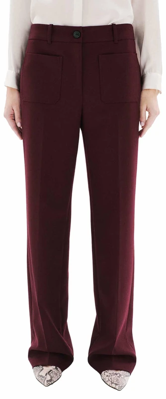 Caroll Women's 252p-pelleyville Trouser, Winetast, 12