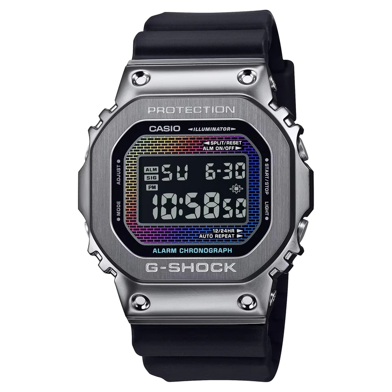 Casio Men's Digital Quartz Watch with Plastic Strap GM-5600BRW-1ER